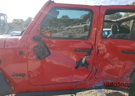 2020 Jeep Wrangler Unlimited Sport из США, поврежденный, VIN 1C4HJXDN5LW288582